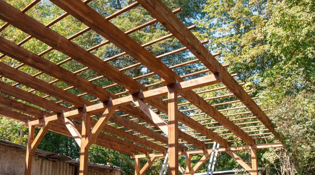 La superficie du carport